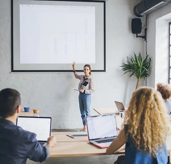 Meeting With Presentation