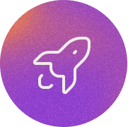 Plum Icon Showpad Rocket