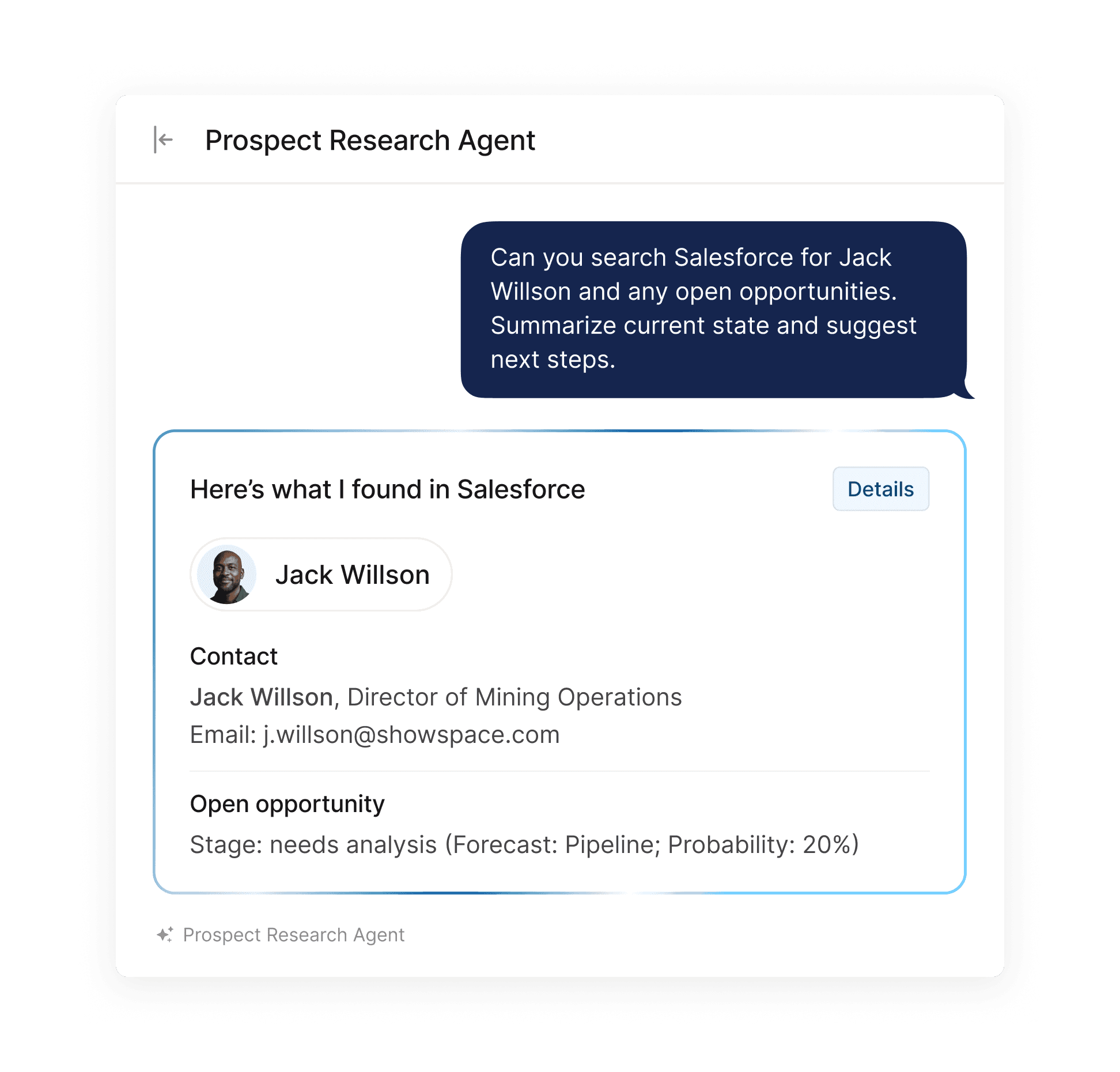 Natural Language CRM Questions_Revenue Execution