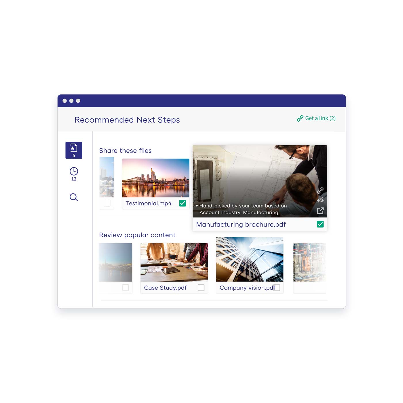 Discover content with search and recommendations