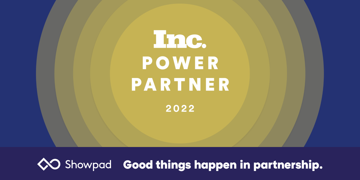 Showpad named an Inc. Power Partner 2022